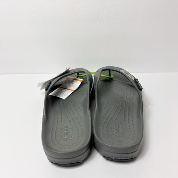 CROCS GREY CLASSIC ALL-TERRAIN FLIP COMFY SANDALS SIZE US 12 BRAND NEW WITH TAGS main image 8